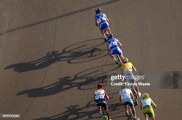 Tour Qatar 2006, Stage 4Boonen Tom Yellow Jersey, De Jongh Steven , Cretskens Wilfried , Zabel Erik , O'Grady Stuart , Guidi Fabrizio , Illustratie,...