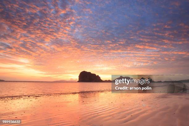 sunset at the sea. - arnoun stock pictures, royalty-free photos & images