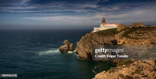 cape saint vincent, portugal - vincent stein stock-fotos und bilder