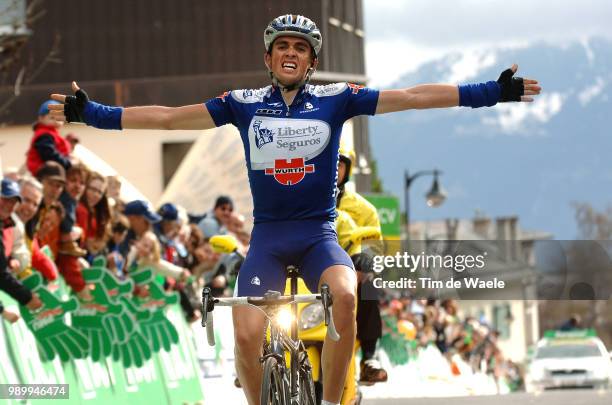 Tour Romandie, Stage 3Arrival, Contador Velasco Alberto Celebration Joie Vreugdebienne - Leysin Ronde Van Romandie Uci Pro Tour