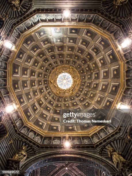 architecture - kathedraal van siena stockfoto's en -beelden