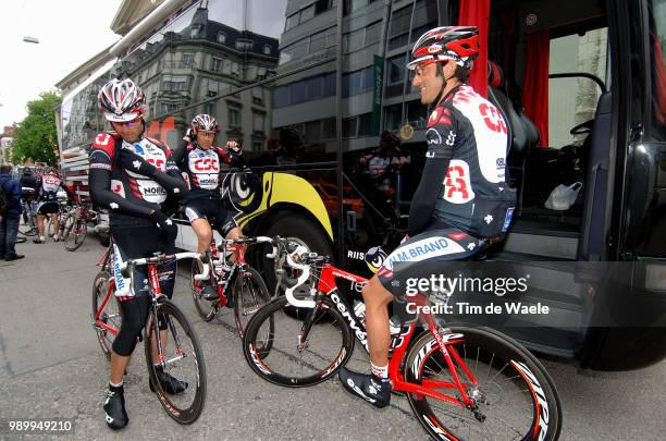 Tour Romandie, Stage 3Team Csc, Peron Andrea , Julich Bobby , Blaudzun Michael Bienne - Leysin Ronde Van Romandie Uci Pro Tour