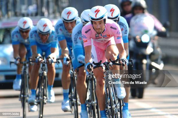 Giro D'Italia, Stage 5Team Gerolsteiner, Schumacher Stefan Pink Jersey, Fã–Rster Robert , Hiekmann Torsten , Kraus Sven , Moletta Andrea , Ordowski...