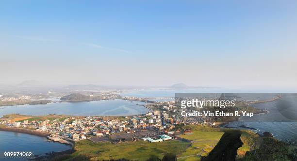 landscape of jeju island - vin stock pictures, royalty-free photos & images