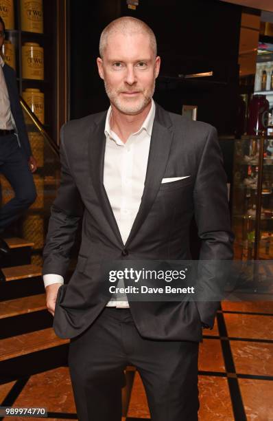 Jean-David Malat attends the TWG Tea Gala Event in Leicester Square to celebrate the launch of TWG Tea in the UK on July 2, 2018 in London, England.