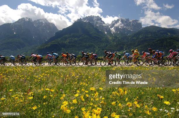 Giro DãTalia, Stage 18Illustration Illustratie, Peleton Peloton, Landscape Paysage Landschap, Mountains Montagnes Bergensillian - Gemona Del Friuli,...