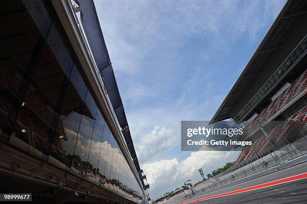 The Circuiit de Catalunya, scene of the adidas F50 adiZero football boot launch on May 11, 2010 in Barcelona, Spain.