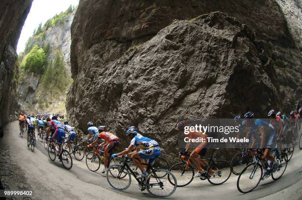 Giro DãTalia, Stage 19Illustration Illustratie, Peleton Peloton/ Mountains Montagnes Bergen Pordenone - Passo Di San Pellegrino Tour Of Italy, Ronde...