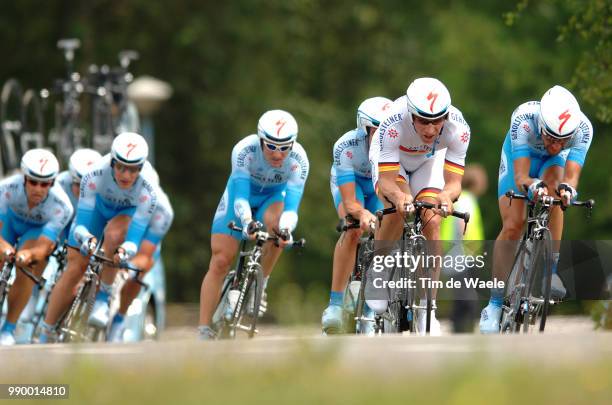 Team Time Trial Eindhoventeam Gerolsteiner, Fothen Thomas , Hiekmaan Torsten , Hoj Frank , Fã–Rster Robert , Lang Sebastien , Ordowski Volker , Rich...