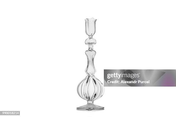 cristal candlestick - candlestick stock pictures, royalty-free photos & images