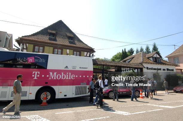 Tour De France 2006, T-Mobileillustration Illustratie, Hotel La Boeuf Team T-Mobile, Jan Ullrich Doping Dopage Scandal Schandaal93E Ronde Van...