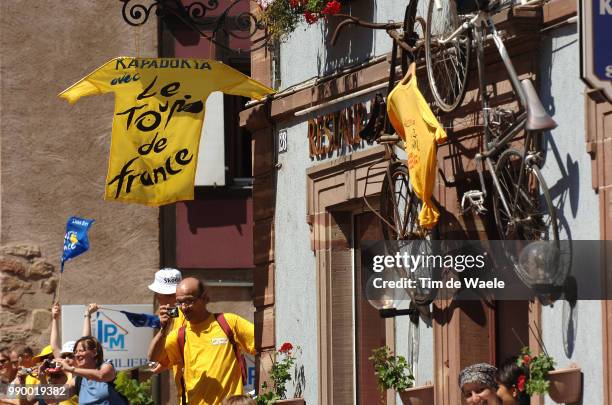 Tour De France 2006, Stage 2Illustration Illustratie, Obernai City Ville Stad Dorp, Supporters Fans Publicobernai - Esch-Sur-Alzette Etape Rit, 93E...