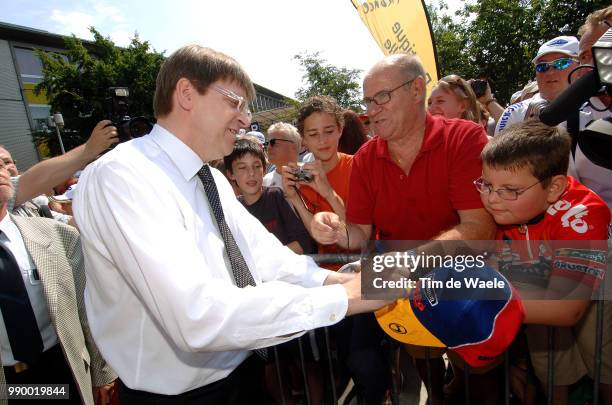 Tour De France 2006, Stage 4Verhofstadt Guy Prime Minister Eerste Minister Huy - Saint-Quentin Etape Rit, 93E Ronde Van Frankrijk Uci Pro Tour, Tdf,...