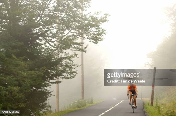 Tour De France 2006, Stage 10Illustration Illustratie, Landscape Paysage Landschap, Fog Brouillard Mist, Isasi Inaki Cambo-Les-Bains - Pau Etape Rit,...