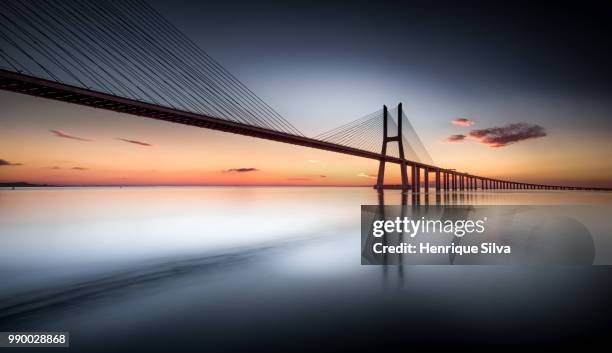 ponte vasco da gama - ponte vasco da gama stock-fotos und bilder