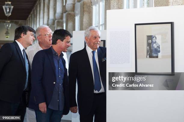 Rector of the Complutense University of Madrid Carlos Andradas, Juan Jesus Armas Marcelo, Former French Prime Minister Manuel Valls and and Nobel...