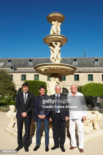 Rector of the Complutense University of Madrid Carlos Andradas, Juan Jesus Armas Marcelo, Former French Prime Minister Manuel Valls and Nobel prize...