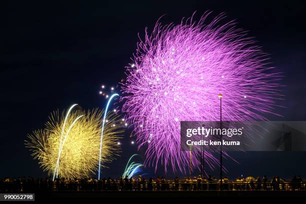 fireworks - kuma stock pictures, royalty-free photos & images