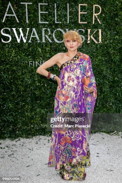 Catherine Baba attends the Atelier Swarovski : Cocktail Of The New Penelope Cruz Fine Jewelry Collection as part of Paris Fashion Week on July 2,...