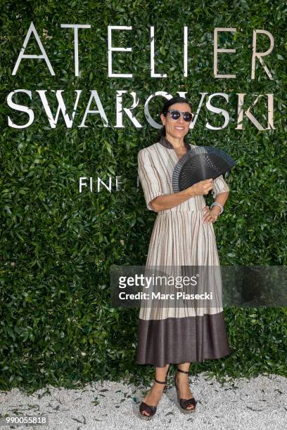 Blanca Li attends the Atelier Swarovski : Cocktail Of The New Penelope Cruz Fine Jewelry Collection as part of Paris Fashion Week on July 2, 2018 in...