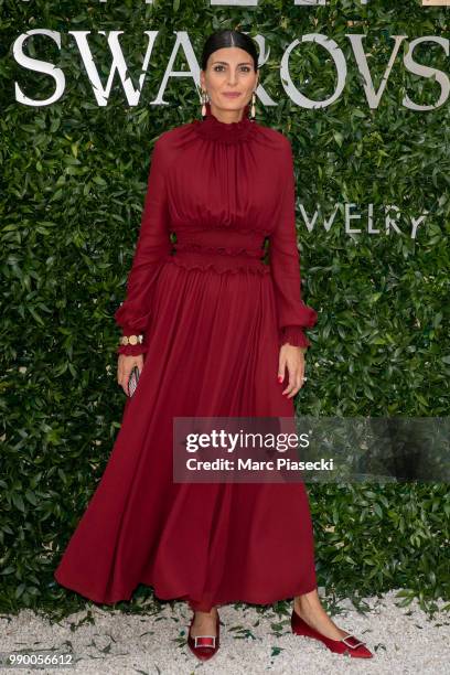 Giovanna Battaglia Engelbert attends the Atelier Swarovski : Cocktail Of The New Penelope Cruz Fine Jewelry Collection as part of Paris Fashion Week...