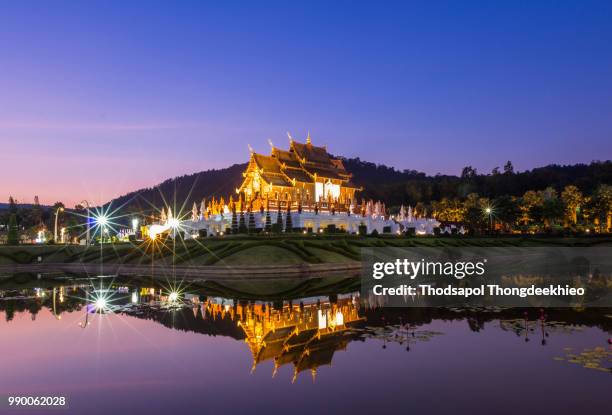 traditional chiang mai, thai architecture in the lanna style , r - lanna stock pictures, royalty-free photos & images