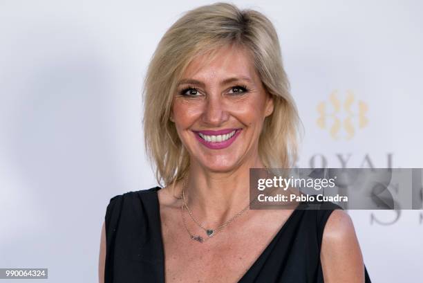 Marta Robles attends the 'ELLE Gourmet Awards' 2018 at the Italian Embassy on July 2, 2018 in Madrid, Spain.