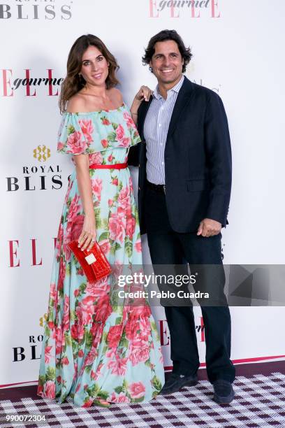 Francisco Rivera Ordonez and his wife Lourdes Montes attend the 'ELLE Gourmet Awards' 2018 at the Italian Embassy on July 2, 2018 in Madrid, Spain.