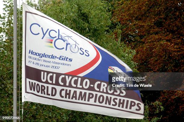 Cyclo Cross, Feature : World Champ. Hooglede/Gits, Flag Drapeau Vlaguci World Championships Cyclo Cross, Championat Du Monde, Wereldkampioenschap...