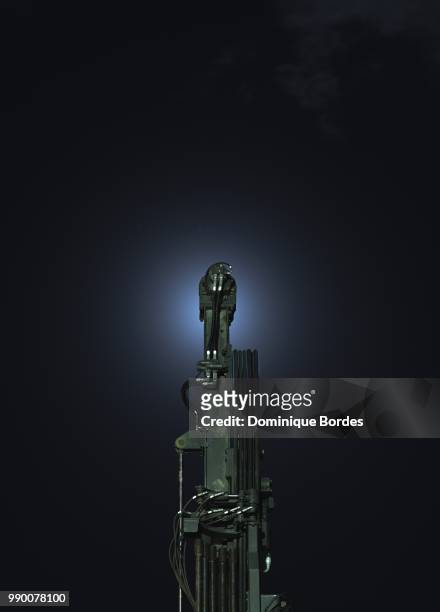 moon drill. - french overseas territory stock photos et images de collection