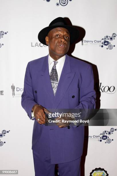 Comedian Michael Colyar poses for photos at the Harold Washington Cultural Center during the 2nd Annual Danny Clark Foundation Charity Weekend in...