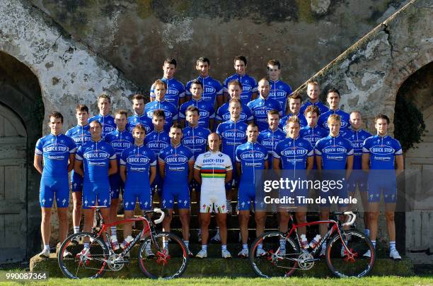 Team Quick-Step Innergetic 2007 Baguet Serge , Barredo Carlos , Bettini Paolo , Boonen Tom , Cretskens Wilfried , De Jongh Steven , Engels Ad , Facci...