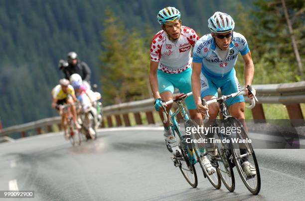 Tour Of Germany, Stage 6Leipheimer Levi , Voigt Jens Yellow Jersey, Petrov Evgeni , Kashechkin Andrey Stage 6: Olympiaregion Seefeld - St. Christoph...
