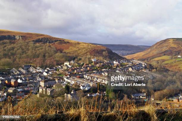 ferndale and maerdy - ferndale stock pictures, royalty-free photos & images