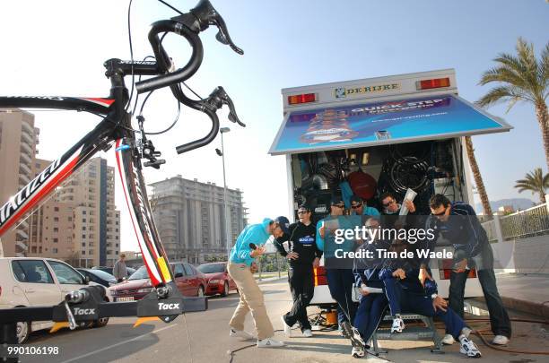 Eurosport Song "Watts Pop!Tom Boonen , Baguet Serge , Hulsmans Kevin , Tossato Matteo , Bettini Paolo , Steegmans Gert , Tankink Bram , Van Impe...