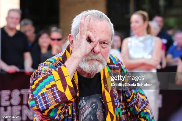 Terry Gilliam at the CineMerit Award Gala during the Munich Film Festival 2018 at Gasteig on July 2, 2018 in Munich, Germany.