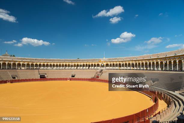 seville bull ring - blyth stock pictures, royalty-free photos & images
