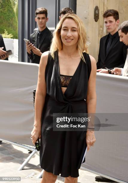 Alexandra Golovanoff attends the Christian Dior Couture Haute Couture Fall/Winter 2018-2019 show as part of Haute Couture Paris Fashion Week on July...