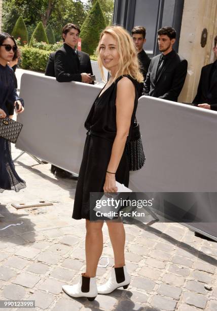 Alexandra Golovanoff attends the Christian Dior Couture Haute Couture Fall/Winter 2018-2019 show as part of Haute Couture Paris Fashion Week on July...