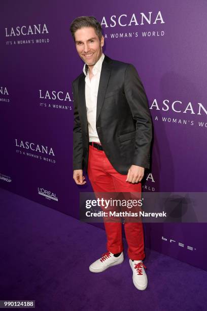 Christian Polanc attends the Lascana show during the Berlin Fashion Week Spring/Summer 2019 at Hotel nhow on July 2, 2018 in Berlin, Germany.