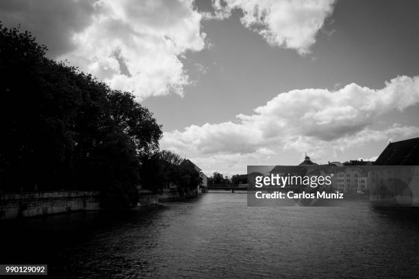 city of solothurn, in b&w - solothurn stock pictures, royalty-free photos & images