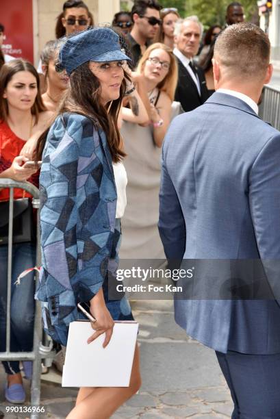 Pauline Ducruet attends the Christian Dior Couture Haute Couture Fall/Winter 2018-2019 show as part of Haute Couture Paris Fashion Week on July 2,...