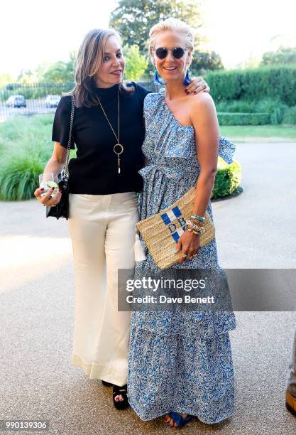 Carole Siller Mcalpine and Deborah Brett attend a dinner to celebrate the launch of St Mary's Children's Fund at Chucs Serpentine, The Serpentine...