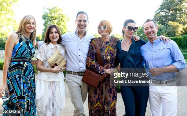 Kim Hersov, Daisy Bates, Yotam Ottolenghi, Mary Portas, Melanie Rickey and Guest attend a dinner to celebrate the launch of St Mary's Children's Fund...