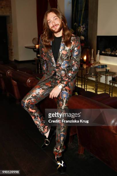 Riccardo Simonetti during the Bunte New Faces Night at Grace Hotel Zoo on July 2, 2018 in Berlin, Germany.