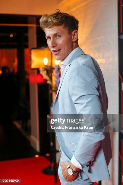 Lukas Sauer during the Bunte New Faces Night at Grace Hotel Zoo on July 2, 2018 in Berlin, Germany.