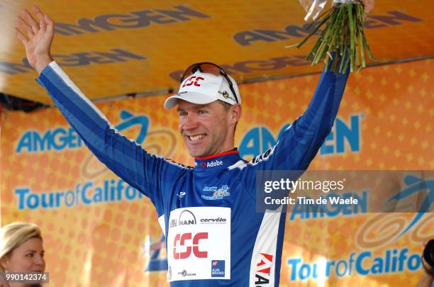 Tour Of California, Stage 3Podium, Voigt Jens Blue Adobe Jersey Celebration Joie Vreugde Stockton - San Jose , Ronde Van CalifornieTim De Waele