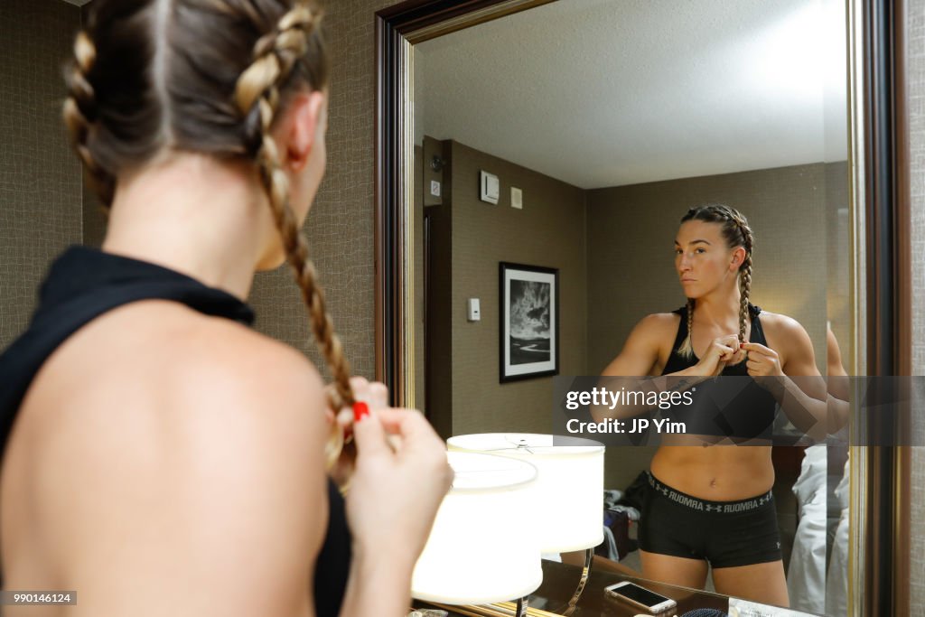 Boxer Mikaela Mayer Prepares For Her Lightweight Bout Against Sheena Kaine