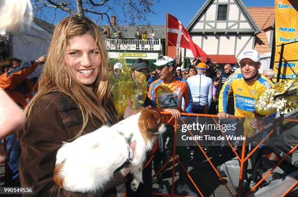 Tour Of California, Stage 5Odessa Leipheimer + Bandit , Leipheimer Levi Yellow Jerseysolvang - Solvang Time Trial Contre La Montre Tijdrit, Ronde Van...