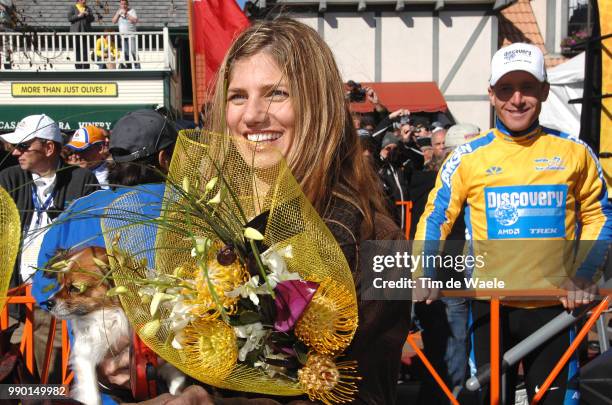 Tour Of California, Stage 5Odessa Leipheimer + Bandit , Leipheimer Levi Yellow Jerseysolvang - Solvang Time Trial Contre La Montre Tijdrit, Ronde Van...